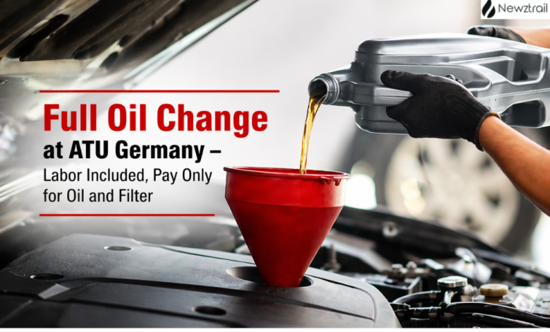 Full Oil Change at ATU Germany – Labor Included, Pay Only for Oil and Filter