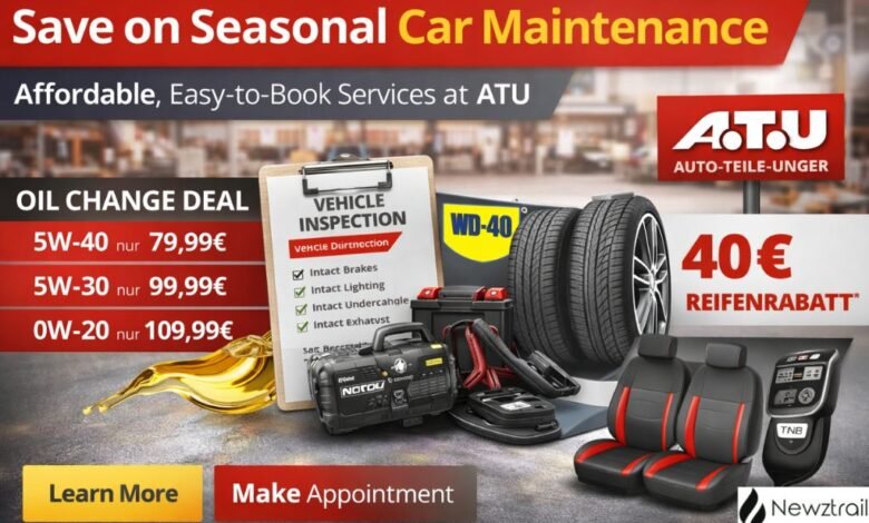 ATU’s Seasonal Car Care Offers: Practical Savings for Everyday Drivers