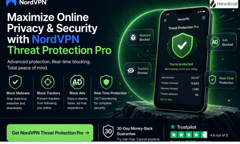 Maximize Online Privacy & Security with NordVPN Threat Protection Pro