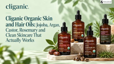 Cliganic Organic Skin and Hair Oils: Jojoba, Argan, Castor, Rosemary and Clean Skincare That Actually Works