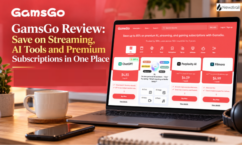 GamsGo Review: Save on Streaming, AI Tools and Premium Subscriptions in One Place