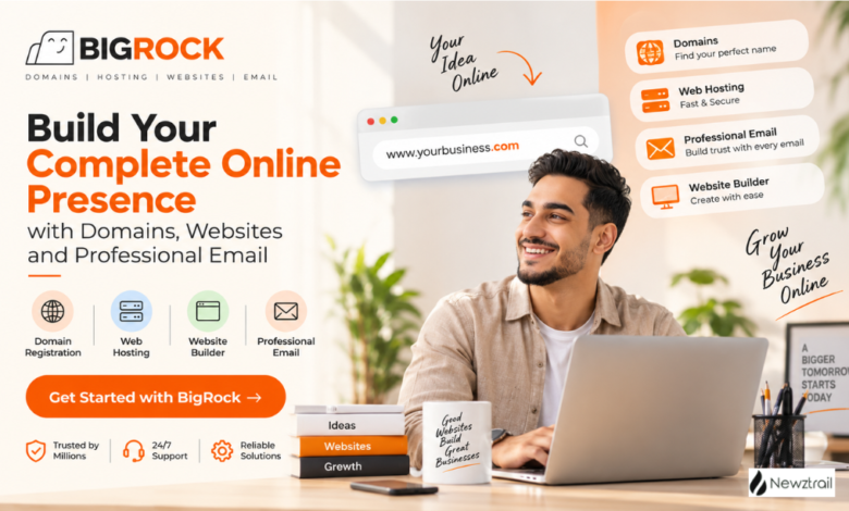 BigRock: Build Your Complete Online Presence with Domains, Websites and Professional Email
