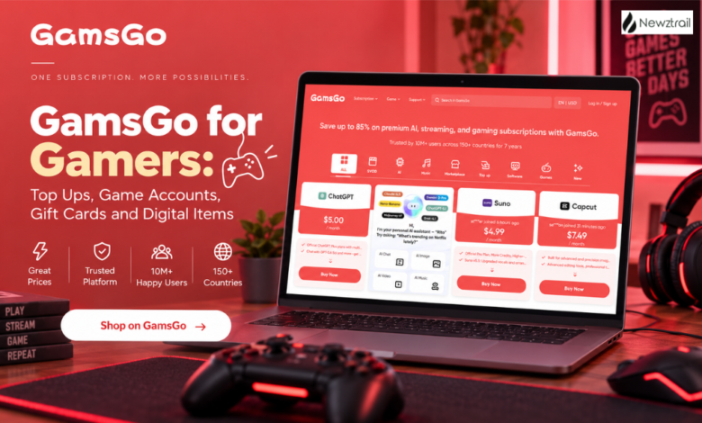 GamsGo for Gamers: Top Ups, Game Accounts, Gift Cards and Digital Items