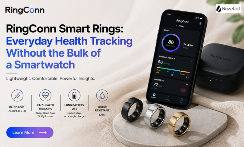 RingConn Smart Rings: Everyday Health Tracking Without the Bulk of a Smartwatch
