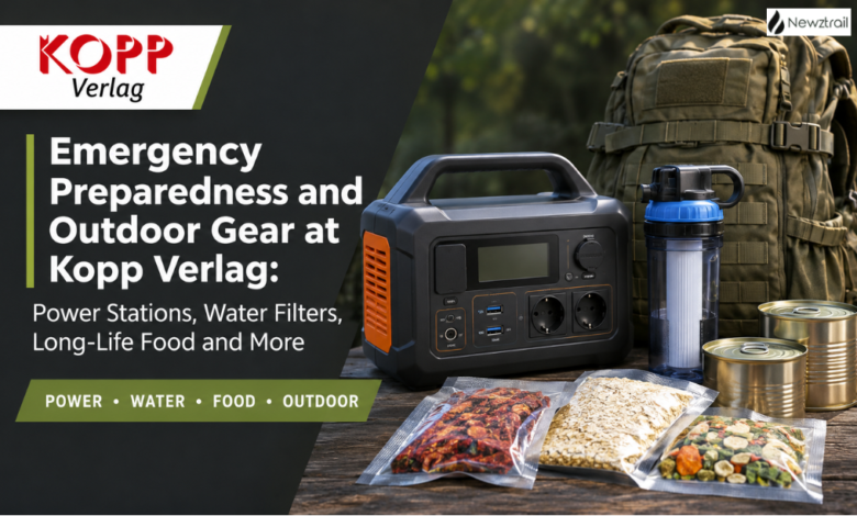 Emergency Preparedness and Outdoor Gear at Kopp Verlag: Power Stations, Water Filters, Long-Life Food and More